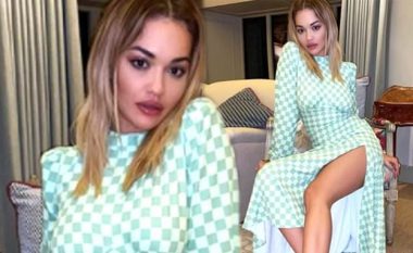 Rita Ora duket elegante nëpër shtëpi, gjatë qëndrimit e izoluar për shkak të pandemisë