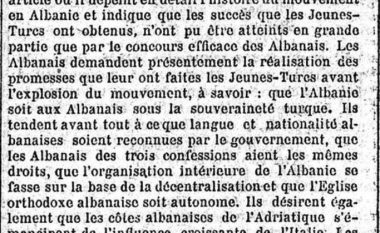 Publicisti Dervish Hima, më 1908: Shqiptarët kërkojnë përmbushjen e premtimeve të xhonturqve