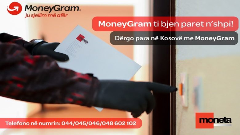 Moneta MoneyGram sjell transferin e parave në shtëpitë e personave me aftësi të kufizuar dhe atyre mbi moshën 65 vjeç