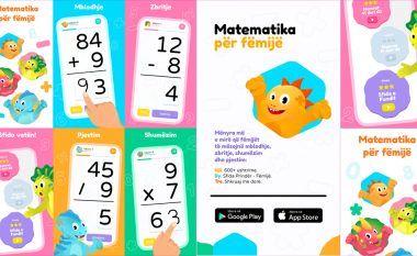 Matematika për fëmijë, tani në AppStore dhe PlayStore