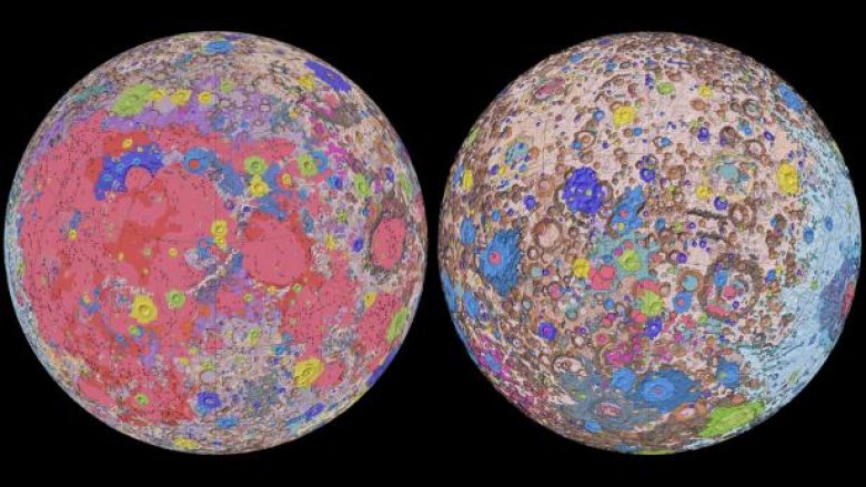 Kjo thuhet se është harta më e saktë e Hënës e bërë deri më tani