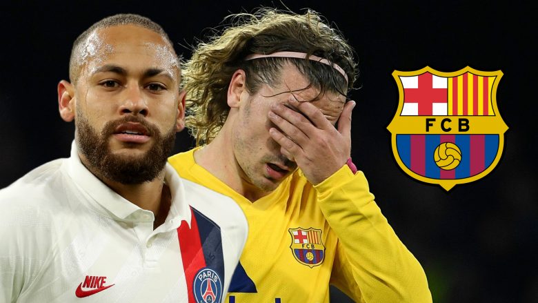 Barcelona e gatshme ta ofrojë Griezmannin në shkëmbim për Neymarin
