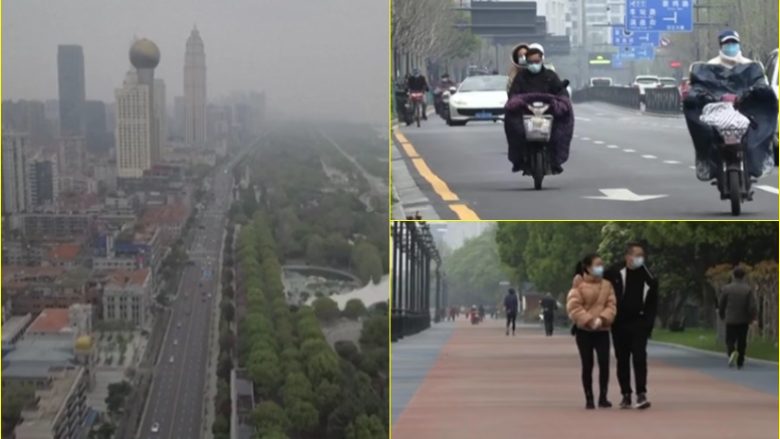 I ngjante një ‘qyteti fantazmë’, pamje që tregojnë rikthimin e qarkullimit në rrugët e Wuhanit