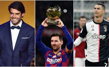 Kaka zgjedh mes Lionel Messit dhe Cristiano Ronaldos