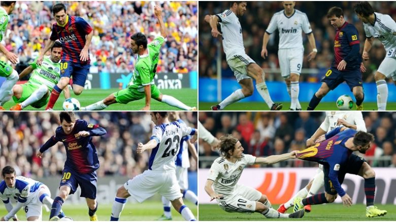 Driblimet më të mira nga Messi që shokuan gjithë botën e futbollit, argjentinasi kalonte pa problem nga shtatë futbollistë