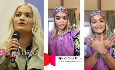 Rita Ora i bashkohet iniciativës "Një kafe si flutur", ka disa fjalë ndërgjegjësimi për shqiptarët