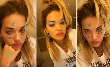 E mërzitur nga qëndrimi në shtëpi, Rita Ora publikon imazhe me flokët e çrregulluara gjatë këtyre ditëve