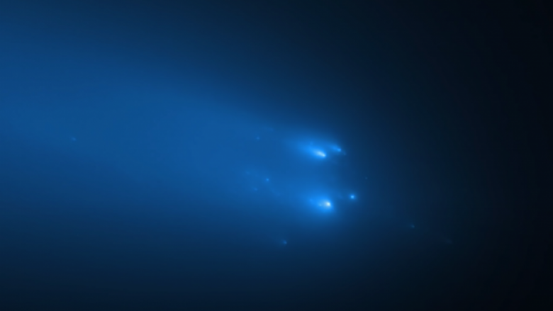 Fotografitë e Hubble tregojnë se si shpërthen një kometë