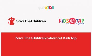 KidsTap: Kuizi më i ri edukativ për fëmijë nga Gjirafa dhe Save the Children