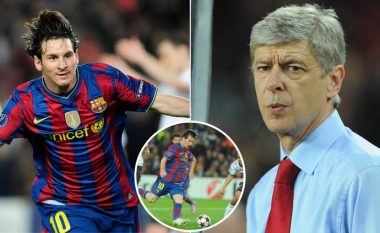 Sot dhjetë vite më parë Lionel Messi i vetëm e shkatërroi Arsenalin e Arsene Wenger duke ia shënuar katër gola