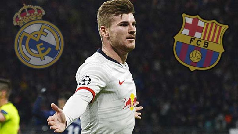 Werner përfundon si objektiv i Barcelonës dhe Real Madridit