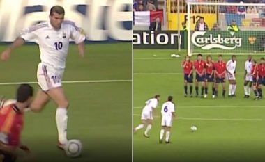 Paraqitja me shumë klas e Zidanet ndaj Spanjës në Euro 2000 nuk harrohet asnjëherë