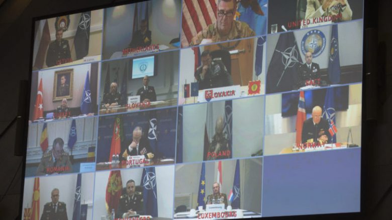 Shefi i Shtatmadhorisë së URMV-së në mbledhje me telekonferencë të Komitetit ushtarak të NATO-s