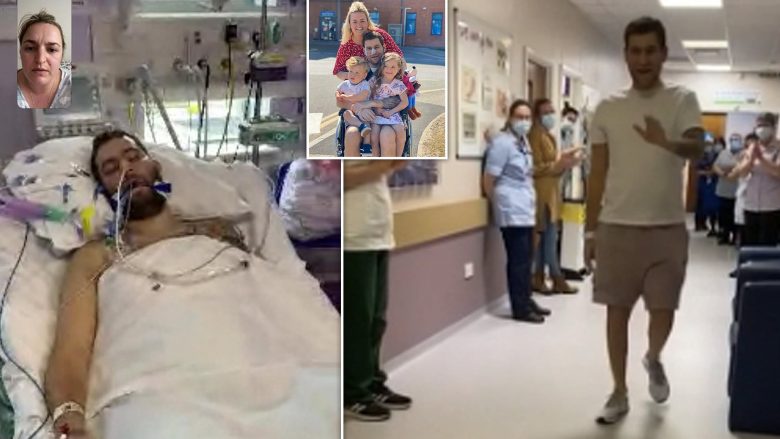 Babai i dy fëmijëve shërohet dhe rikthehet në shtëpi, ishte prekur me COVID-19, pneumoni – kishte pësuar edhe dy sulme në tru