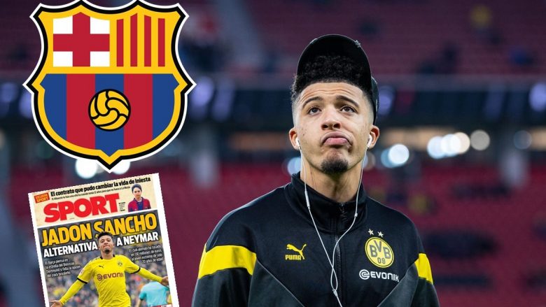Barcelona nuk po e bind PSG-në për Neymarin, ofron para dhe dy futbollistë për Jadon Sanchon