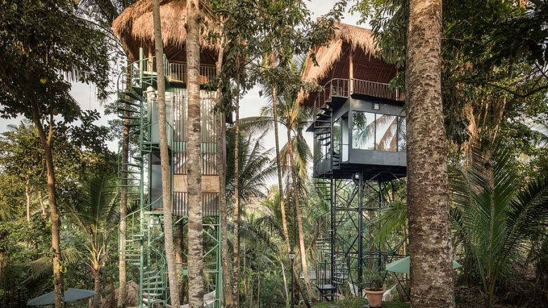 Hoteli në Bali i dizajnuar si një ‘shtëpi peme’ – vendi është i ‘zhytur’ në natyrë, dhe ideal për të medituar