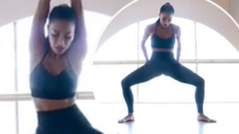 Nicole Scherzinger tregon figurën trupore dhe aftësitë në vallëzim, teksa ndan video duke u stërvitur