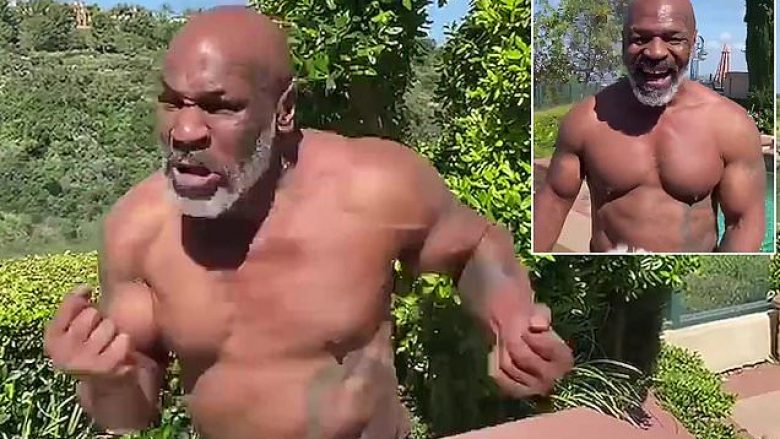 Tyson publikon video ku shihet fiziku i tij i jashtëzakonshëm edhe pse në moshën 53 vjeçare – duket gati për rikthim në boks
