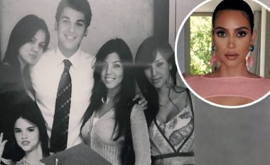 Kim Kardashian ndan një fotografi familjare nga ditët e tyre të shkollës