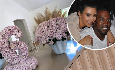 Kim Kardashian surprizohet nga Kanye West për përvjetorin e gjashtë të martesës