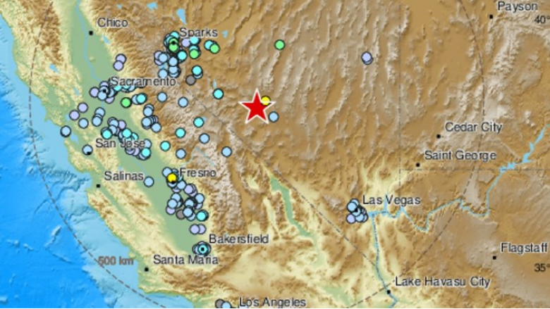 Një tërmet me fuqi prej 6.2 shkallë të Rihterit godet Nevadan