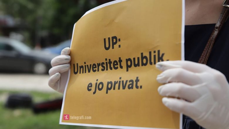 Studentët kundërshtojnë emërimet e reja në UP, kërkojnë anulimin e zgjedhjeve