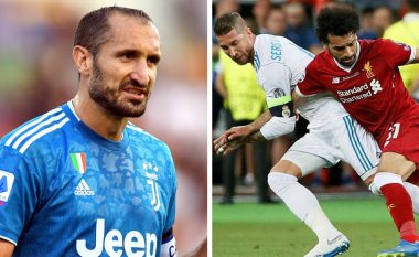 Chiellini: Ramos është mbrojtësi më i mirë në botë, ndërhyrja ndaj Salah në finale ishte mjeshtërore