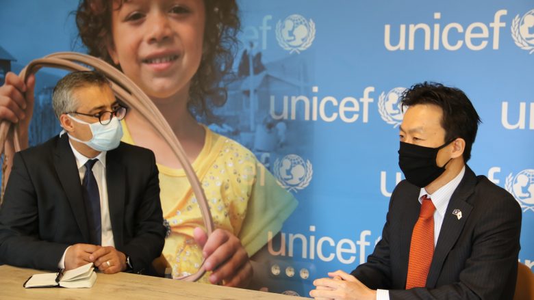 Zyra e UNICEF-it në Kosovë dhe Qeveria e Japonisë lidhin partneritet për mbështetjen e Kosovës ndaj krizës COVID-19