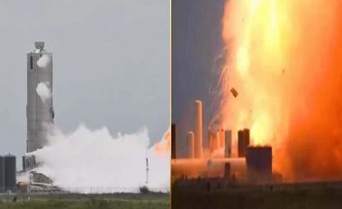 Raketa e SpaceX u kthye në një “top zjarri” – momenti i shpërthimit të saj
