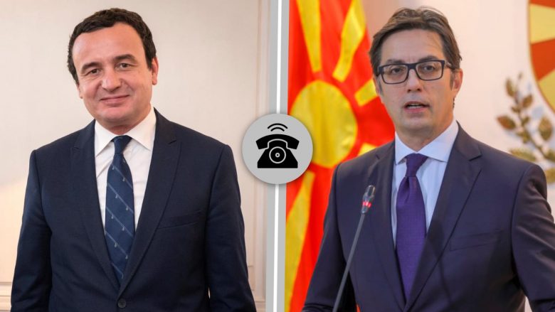 Kurti dhe presidenti i Maqedonisë së Veriut diskutojnë për marrëdhëniet fqinjësore dhe situatën me COVID-19