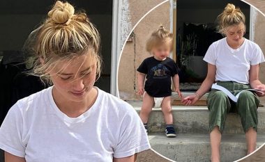 Amber Heard rikthehet në rrjetet sociale për herë të parë pas vdekjes së nënës, ndërsa publikon një fotografi me nipin e saj