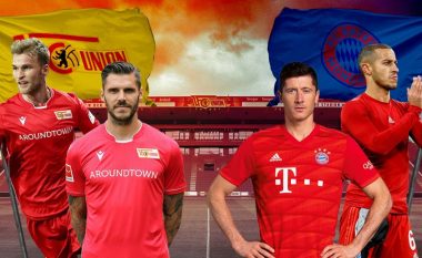 Formacionet zyrtare: Union Berlin – Bayern Munich