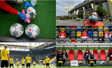 Rikthimi i Bundesligës nëpërmjet fotografive pas coronavirusit që ndërpreu futbollin në Gjermani nga muaji mars