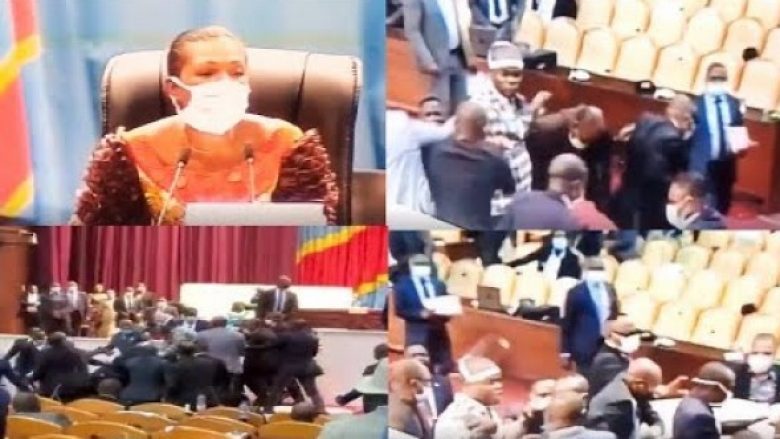 Pro dhe kundër një peticioni, përleshje në parlamentin e Kongos