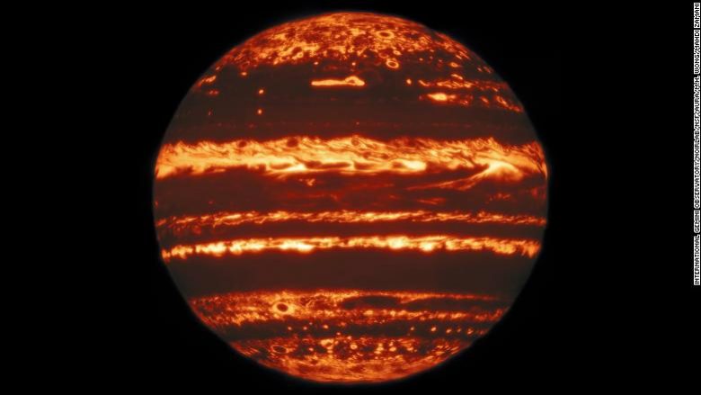 Teleskopi kap pamje mahnitëse nga ‘zemra’ e stuhisë së Jupiterit