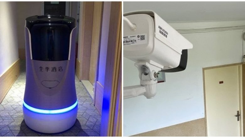 Si në filma të Hollywoodit, robotë dhe kamera – metodat që kinezët aplikojnë për të monitoruar të karantinuarit