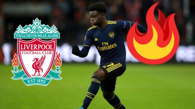 Liverpooli tenton transferimin e Bukayo Sakas së Arsenalit