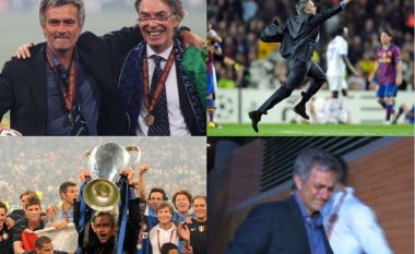 Mourinho flet gjerë e gjatë për triumfin e tij me Interin dhe largimin: Nga eliminimi i Barcelonës deri tek kalimi te Reali dhe përqafimi me Materazzin