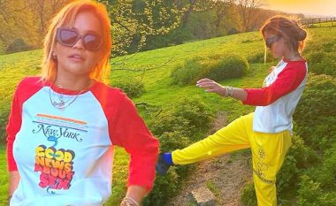 Rita Ora duket tejet atraktive edhe në veshje sportive teksa shëtitet në pyll