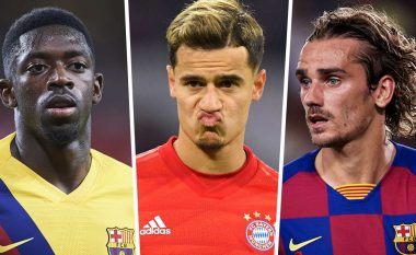 Yjet që mund të largohen nga Camp Nou: Coutinho, Griezmann e disa të tjerë për t’i bërë vend Lautaros