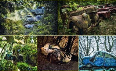 Fotografi gjerman sjell fotografi të makinave të braktisura në Evropë dhe SHBA