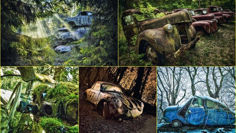 Fotografi gjerman sjell fotografi të makinave të braktisura në Evropë dhe SHBA