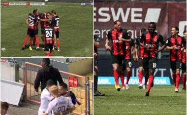Spektakël në Bundesliga 2, në tri ndeshje shënohen gola vendimtar në kohën shtesë – lojtarët thyen rregullat pasi festonin duke u përqafuar