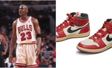 Një palë atlete të Michael Jordan u shitën për gjysmë milioni euro
