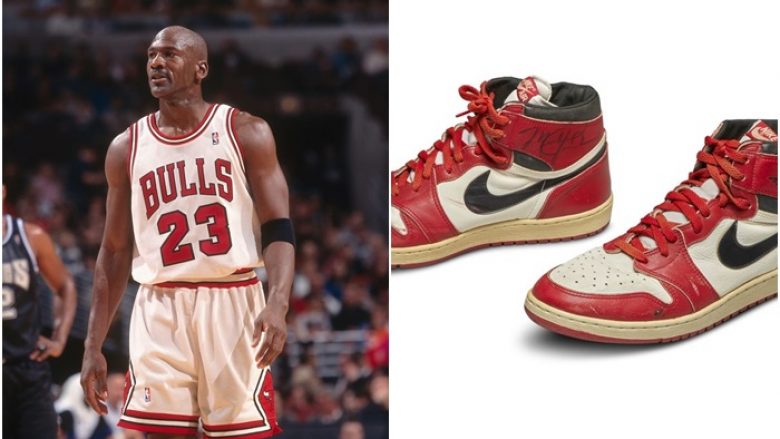 Një palë atlete të Michael Jordan u shitën për gjysmë milioni euro