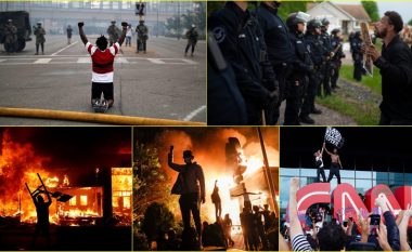 13 foto të fuqishme që tregojnë ‘dhimbjen dhe zemërimin’ e protestuesve, pas vdekjes së burrit me ngjyrë në SHBA