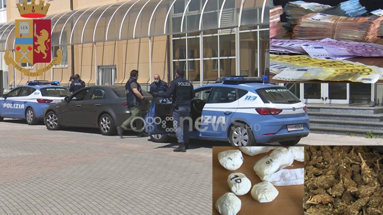 Arrestohen 11 persona për trafik droge në Itali, tre janë shqiptarë