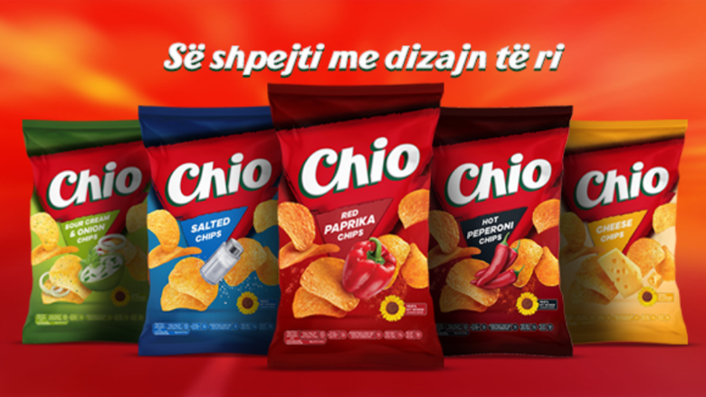 Chio Chips vjen me dizajn të ri