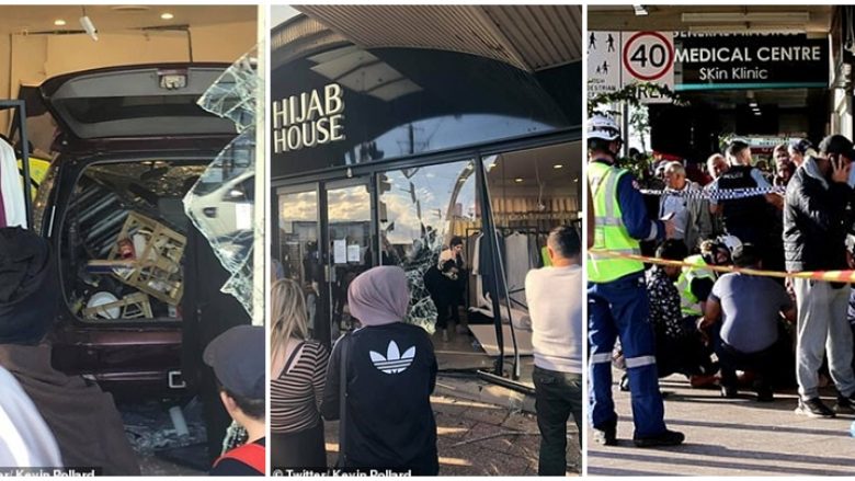 Një veturë përplaset në një dyqan që shet hixhab në Sydney, lëndohen 12 persona