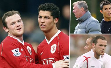 Si veproi Alex Ferguson me Ronaldon e Rooneyn në ditën e parë të kthimit në Man Utd nga zënka e tyre në Kupën e Botës